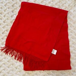 Uniqlo Red Cashmere Scarf